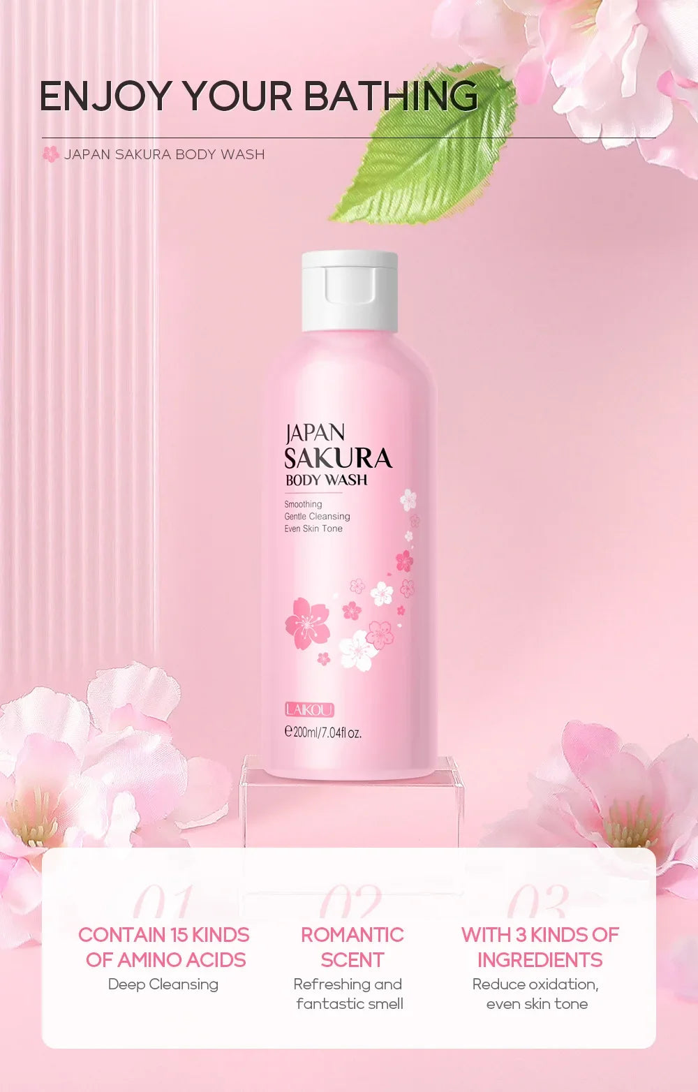 LAIKOU SAKURA SHOWER GEL