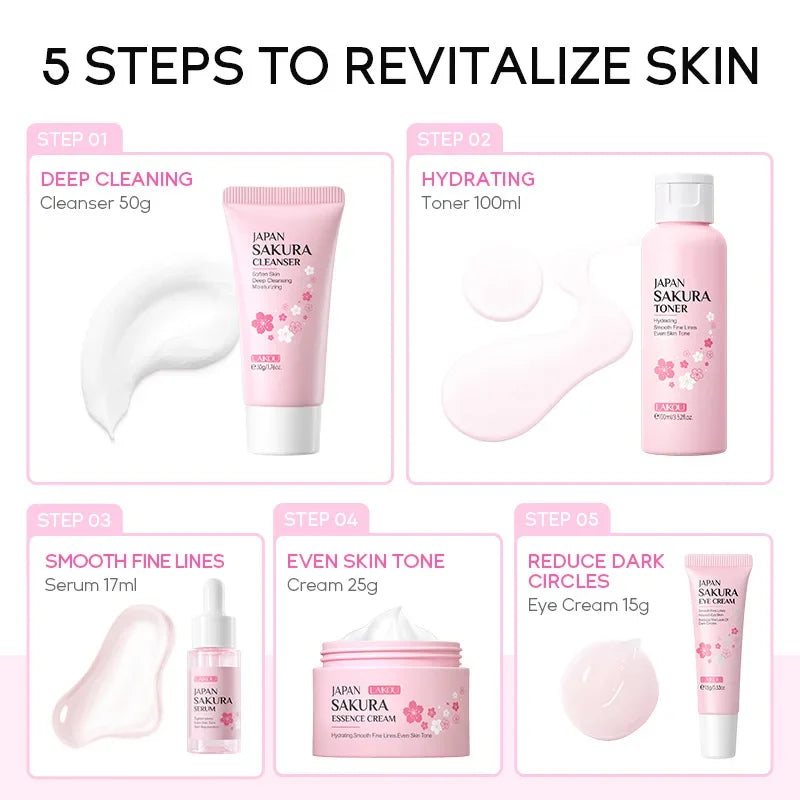 FULL LAIKOU SAKURA SKINCARE SET