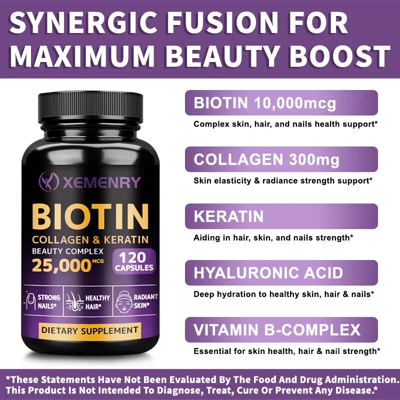 BIOTIN, COLLAGEN, KERATIN SUPPLEMENT