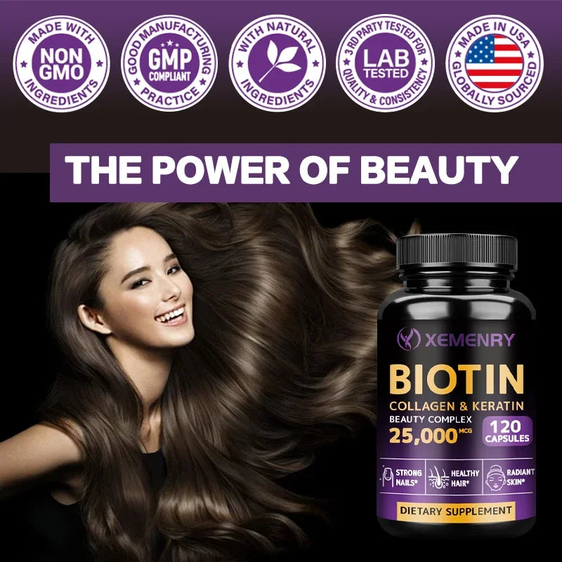 BIOTIN, COLLAGEN, KERATIN SUPPLEMENT